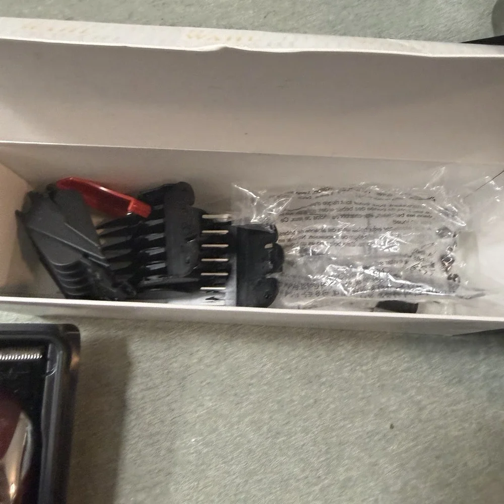 Wahl Magic Clip Hair Clipper Maroon Silver 5-Star Series 8451 Fade Trimmer